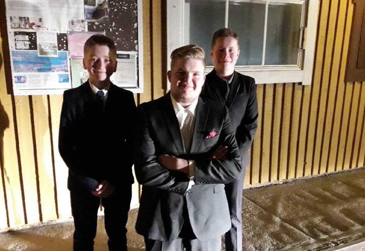 Timo Purho, Jussi Virtanen ja Eino Leinonen