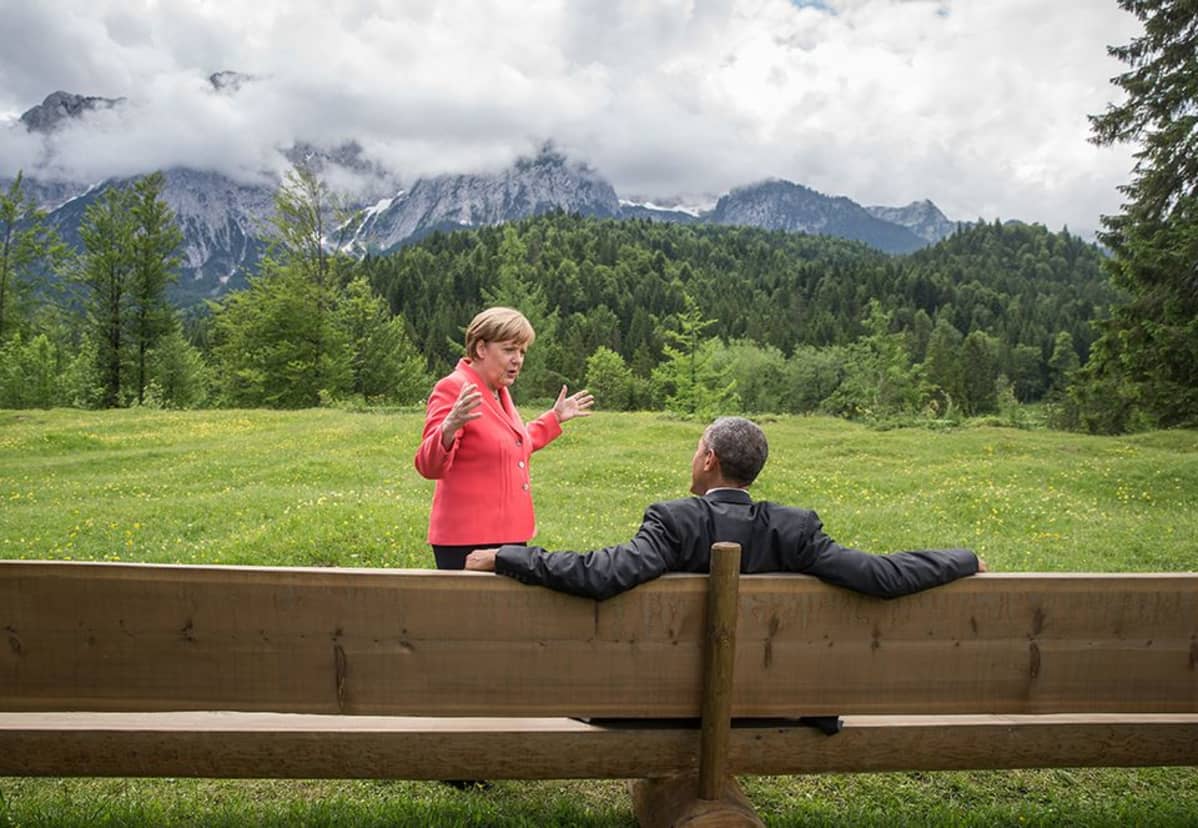 Angela Merkel ja Barack Obama.