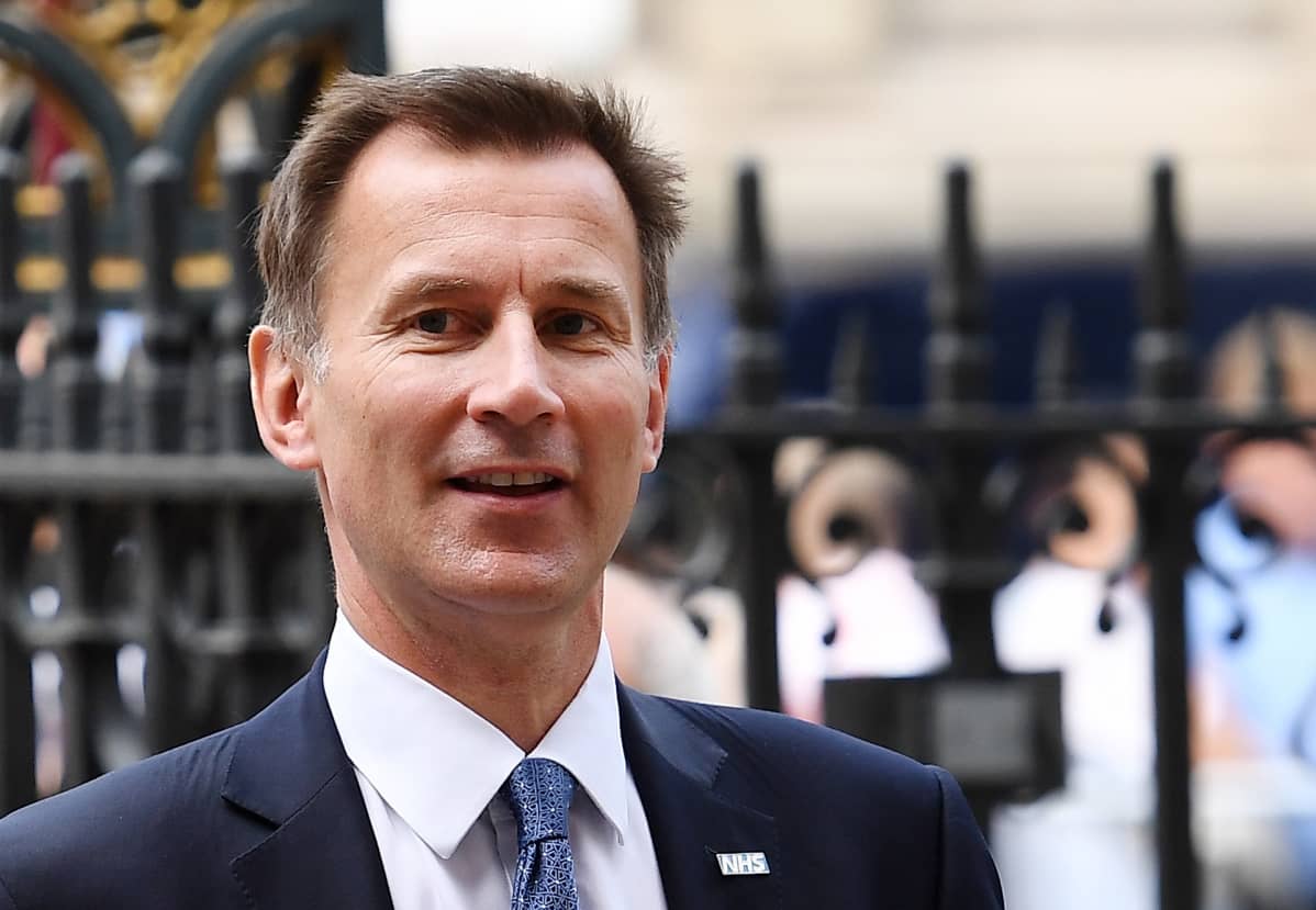 Jeremy Hunt on tehnyt töitä terveysministerinä vuodesta 2012.