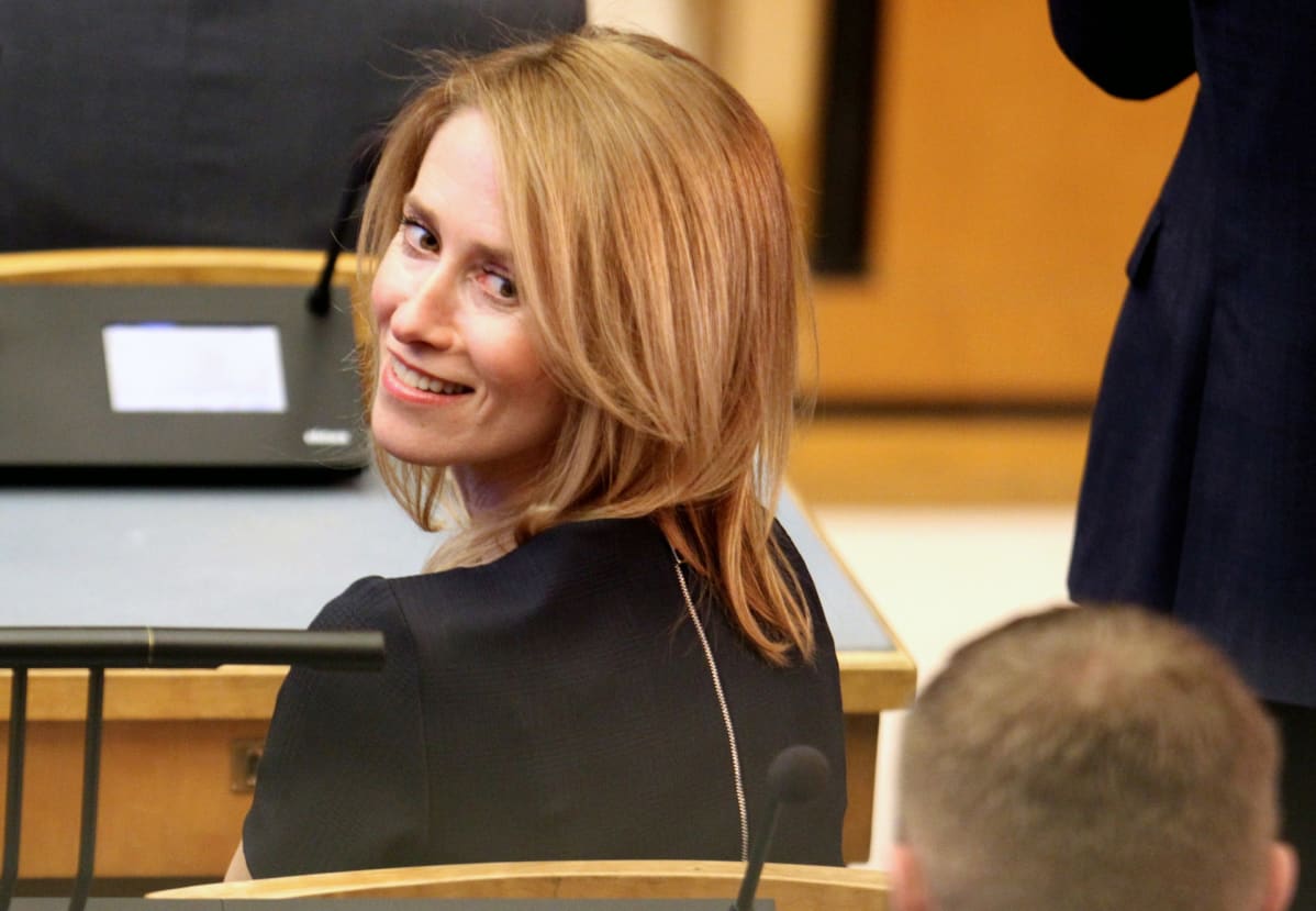 Viron Reformi-puolueen johtaja Kaja Kallas.