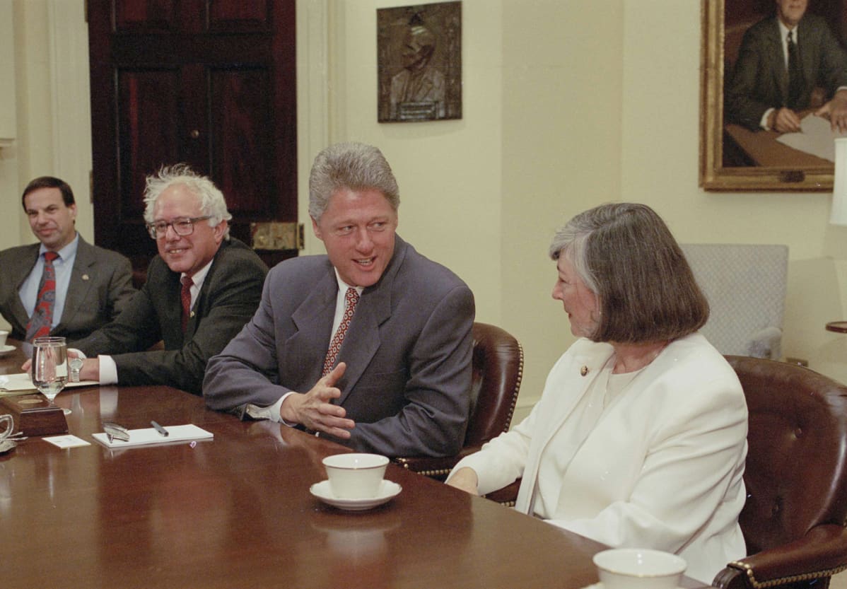 Bill Clinton ja Bernie Sanders