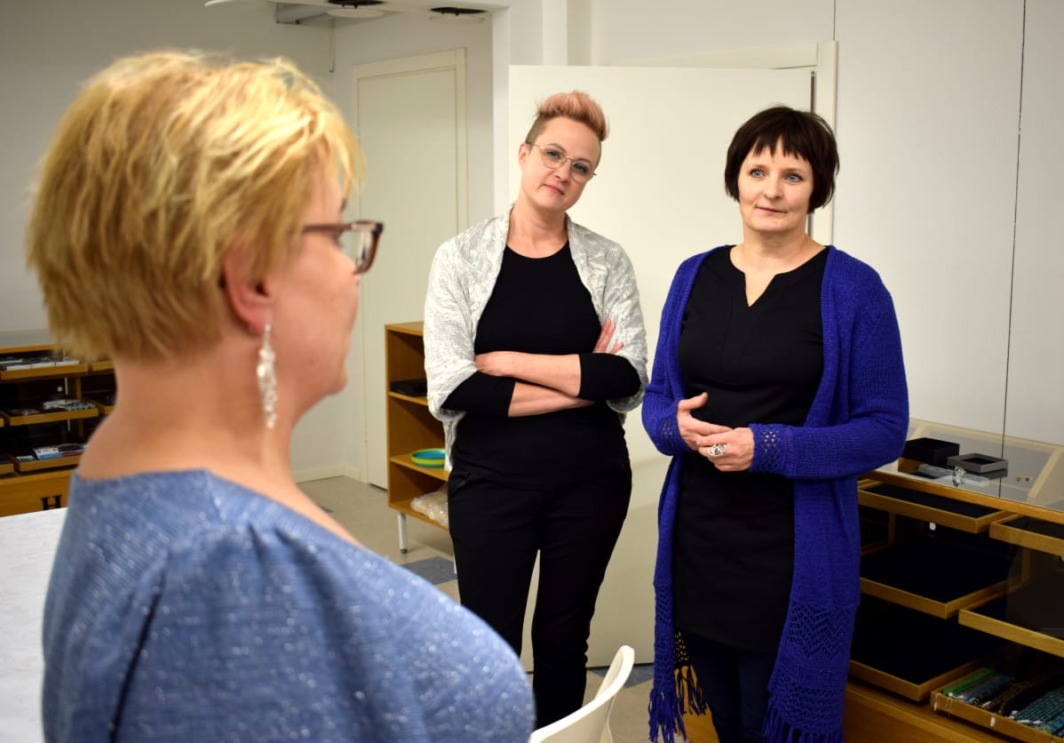Maija Santikko, Sanni Salonen ja Mari Syren