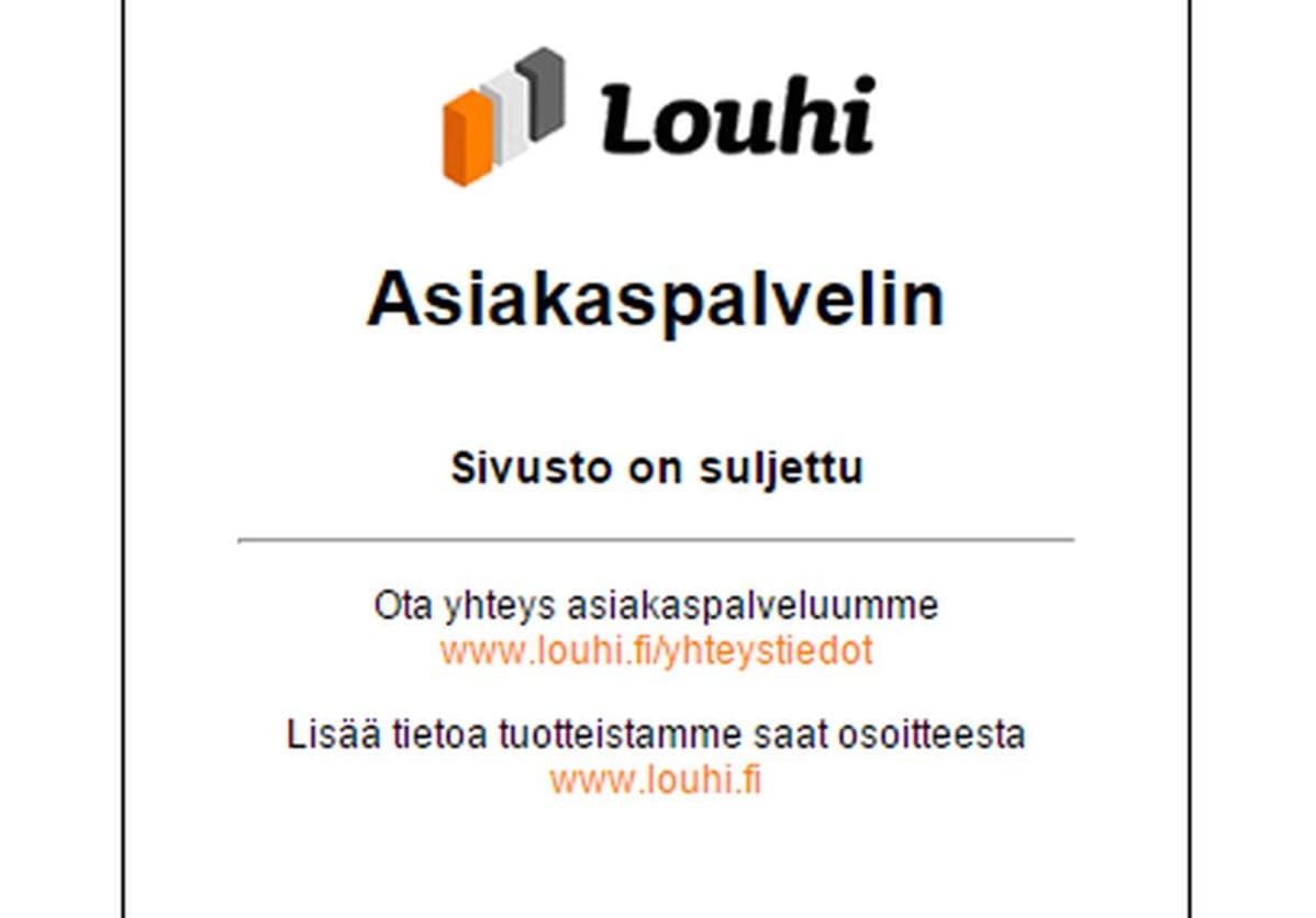 Satakunnan Työn nettisivut alhaalla