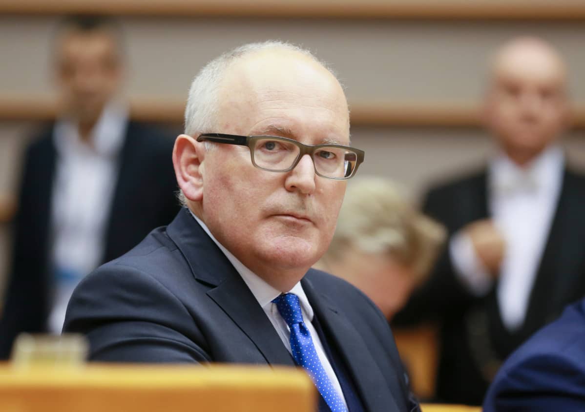 Komission varapuheenjohtaja Frans Timmermans osallistui Unkari-keskusteluun Euroopan parlamentissa.