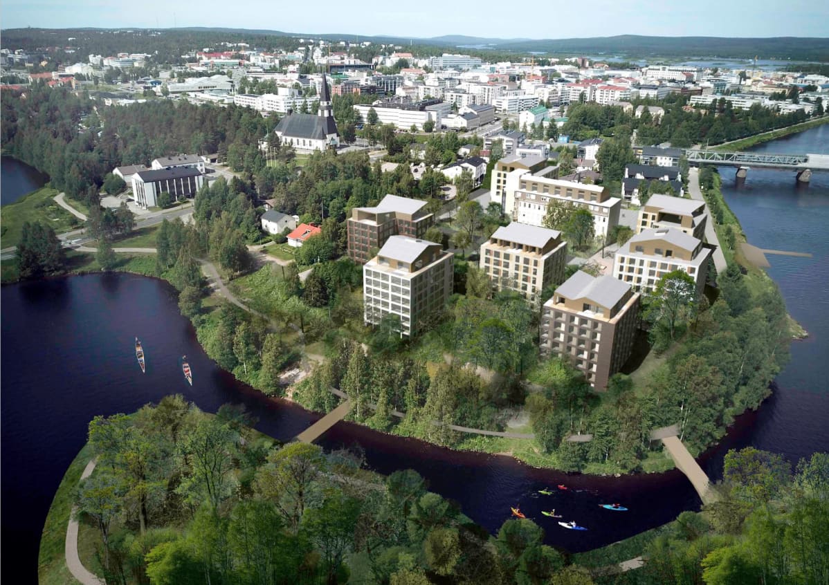 Sairaalanniemi-kilpailun Ryhmä 3: Kruunu & Laavu