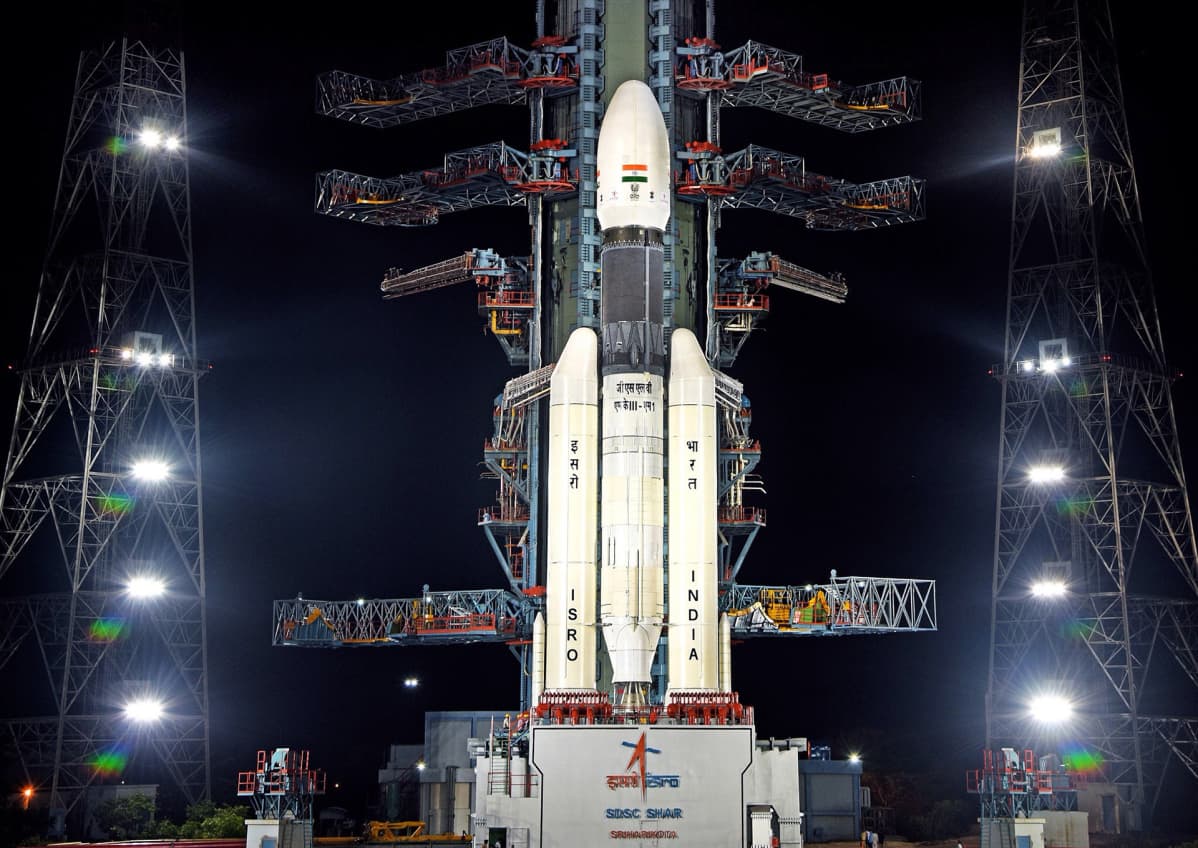 Intian kantoraketti Chandrayaan-2.