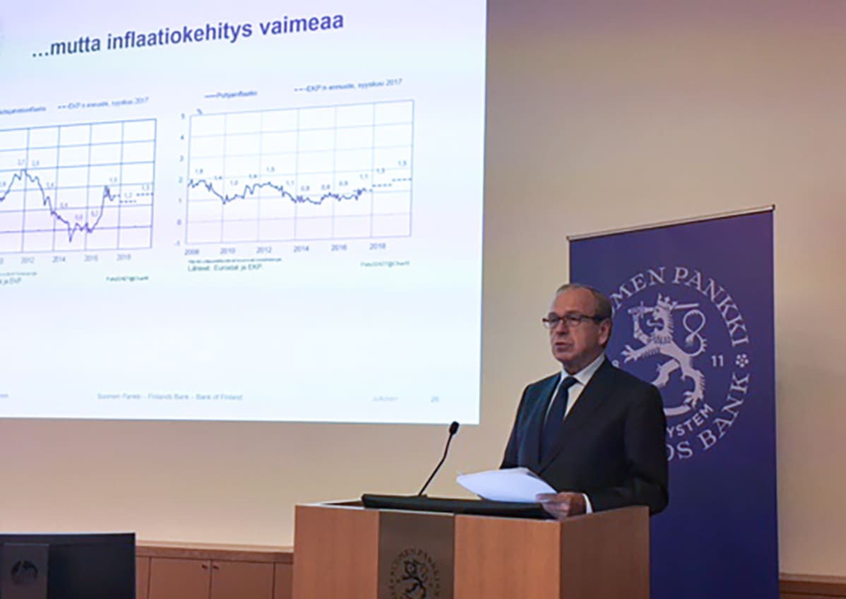 Erkki Liikanen, pääjohtaja, Suomen pankki