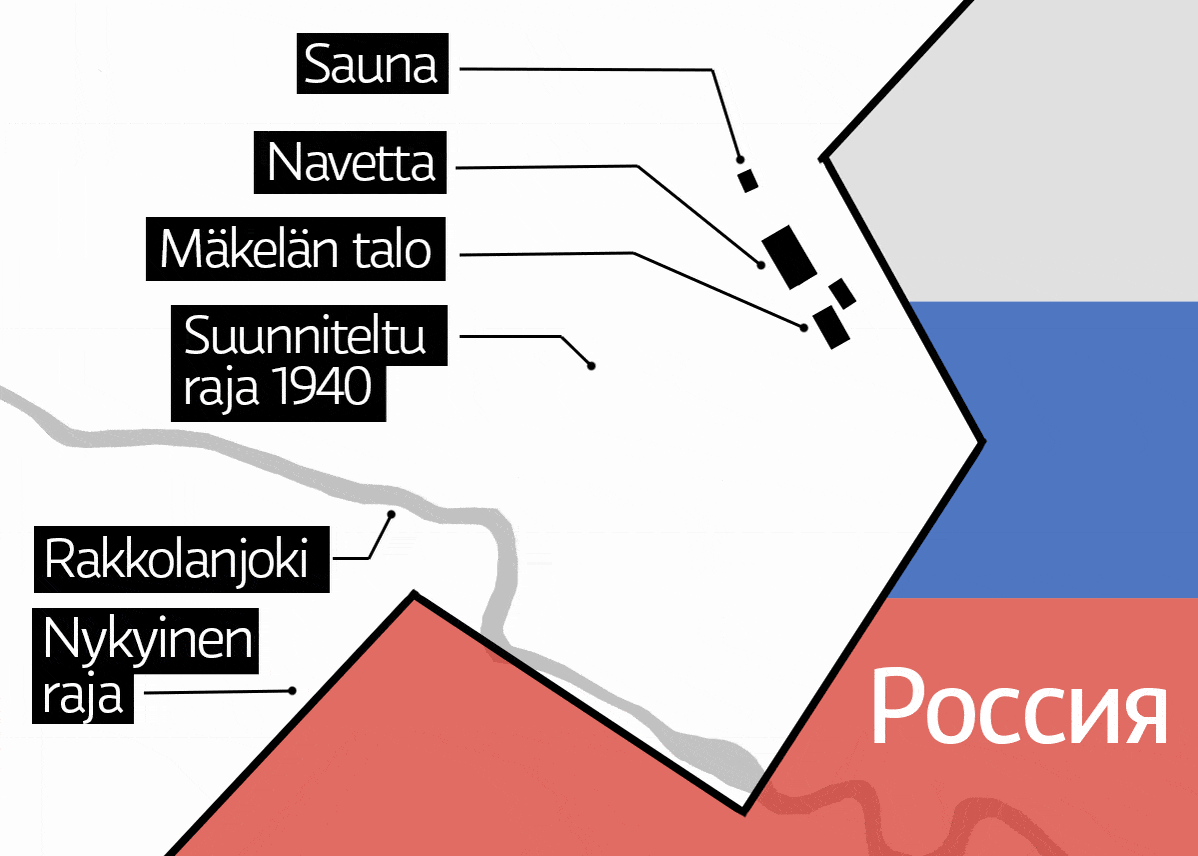 Mäkelän talon tontti ja rajat