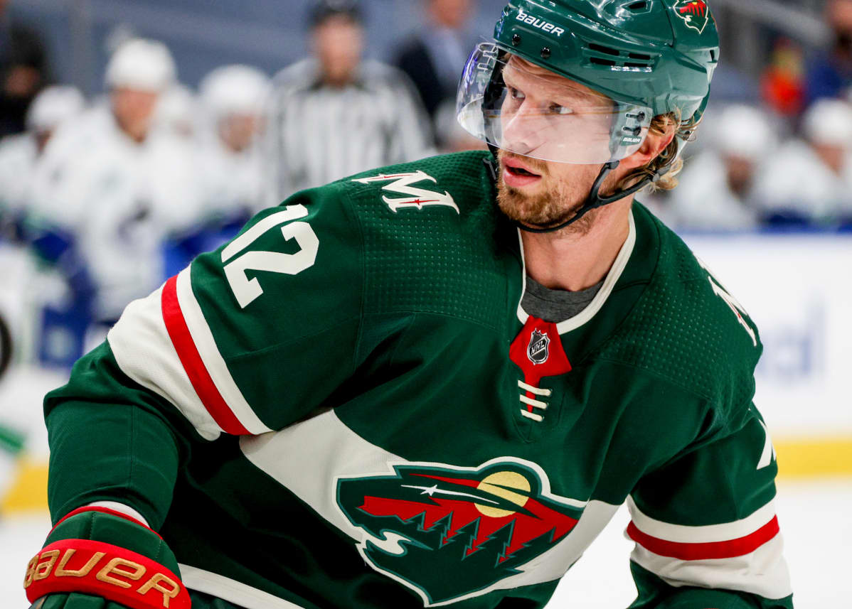 Eric Staal lähikuvassa.
