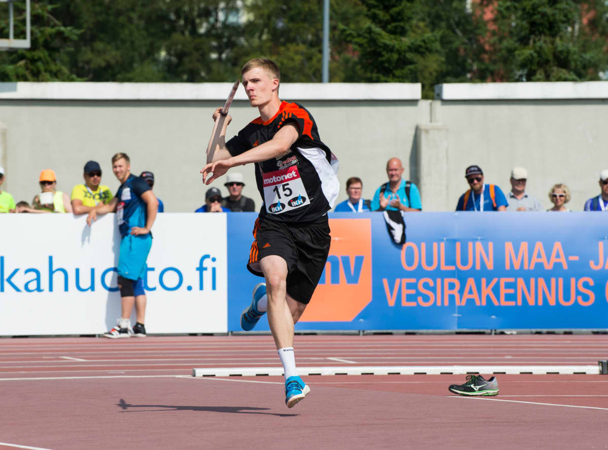 Oliver Helander Kalevan kisoissa 2016.