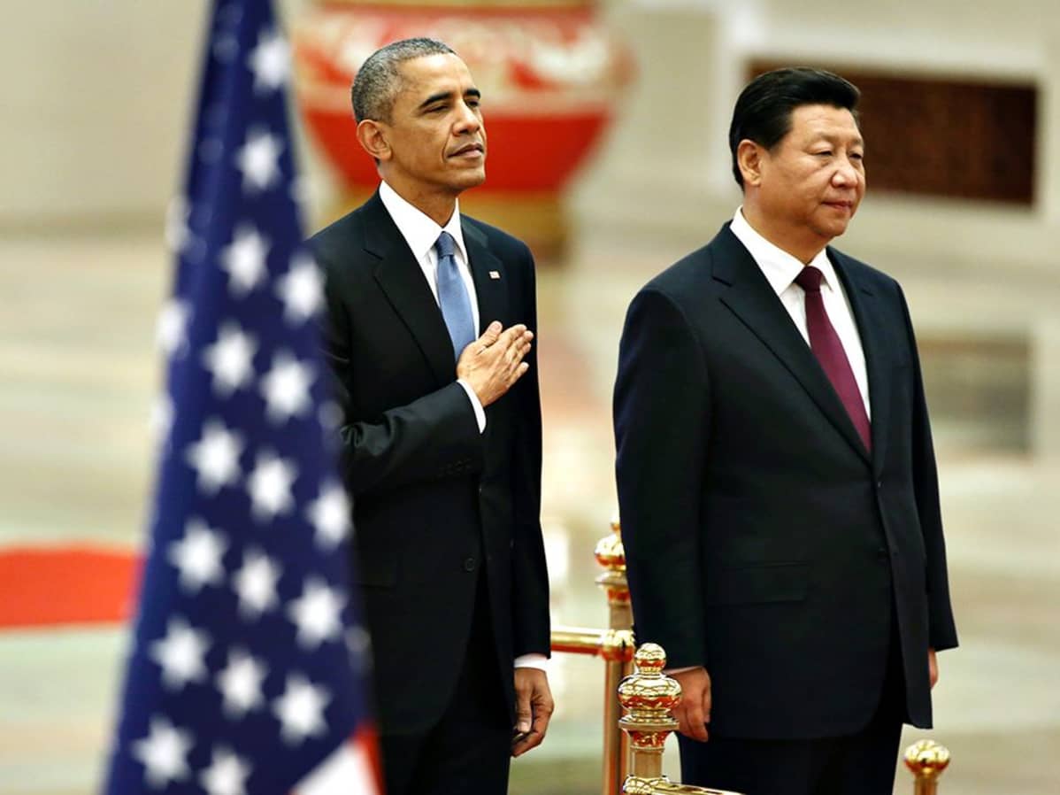 Barack Obama ja Xi Jinping.