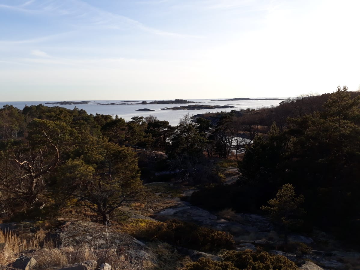 Merimaisema kuvattuna Örön saarelta.
