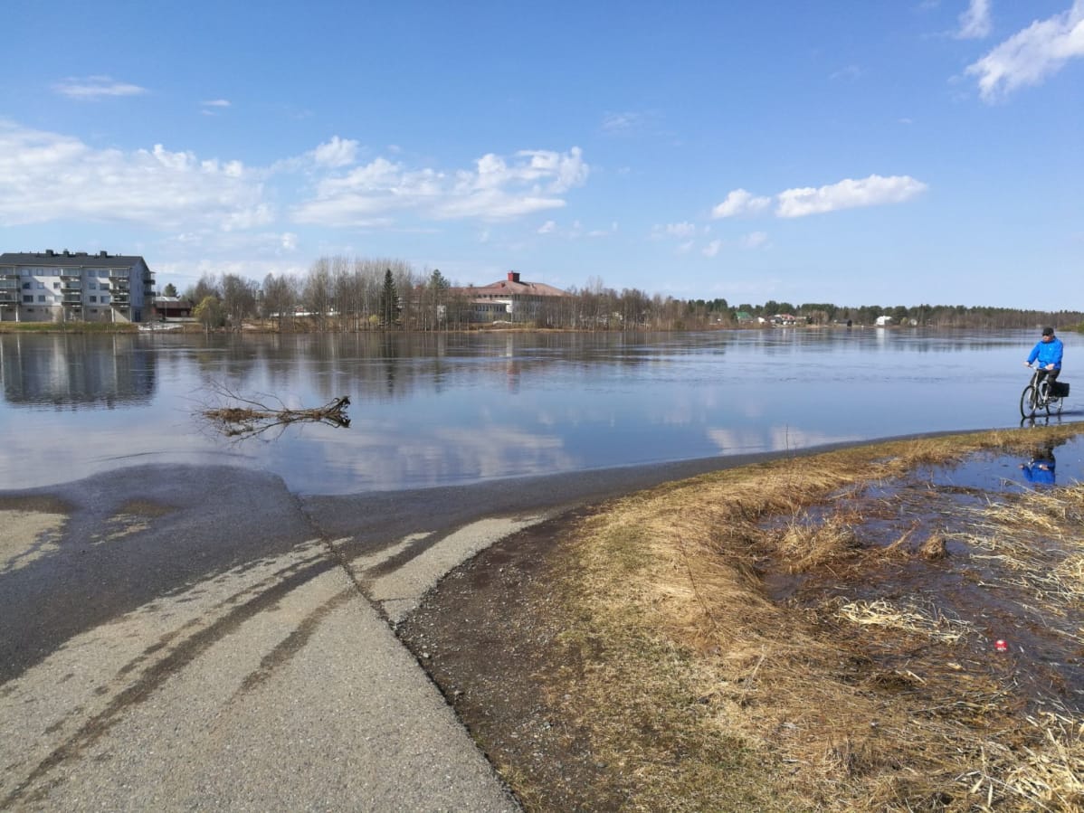 Sodankylässäkin tulvii