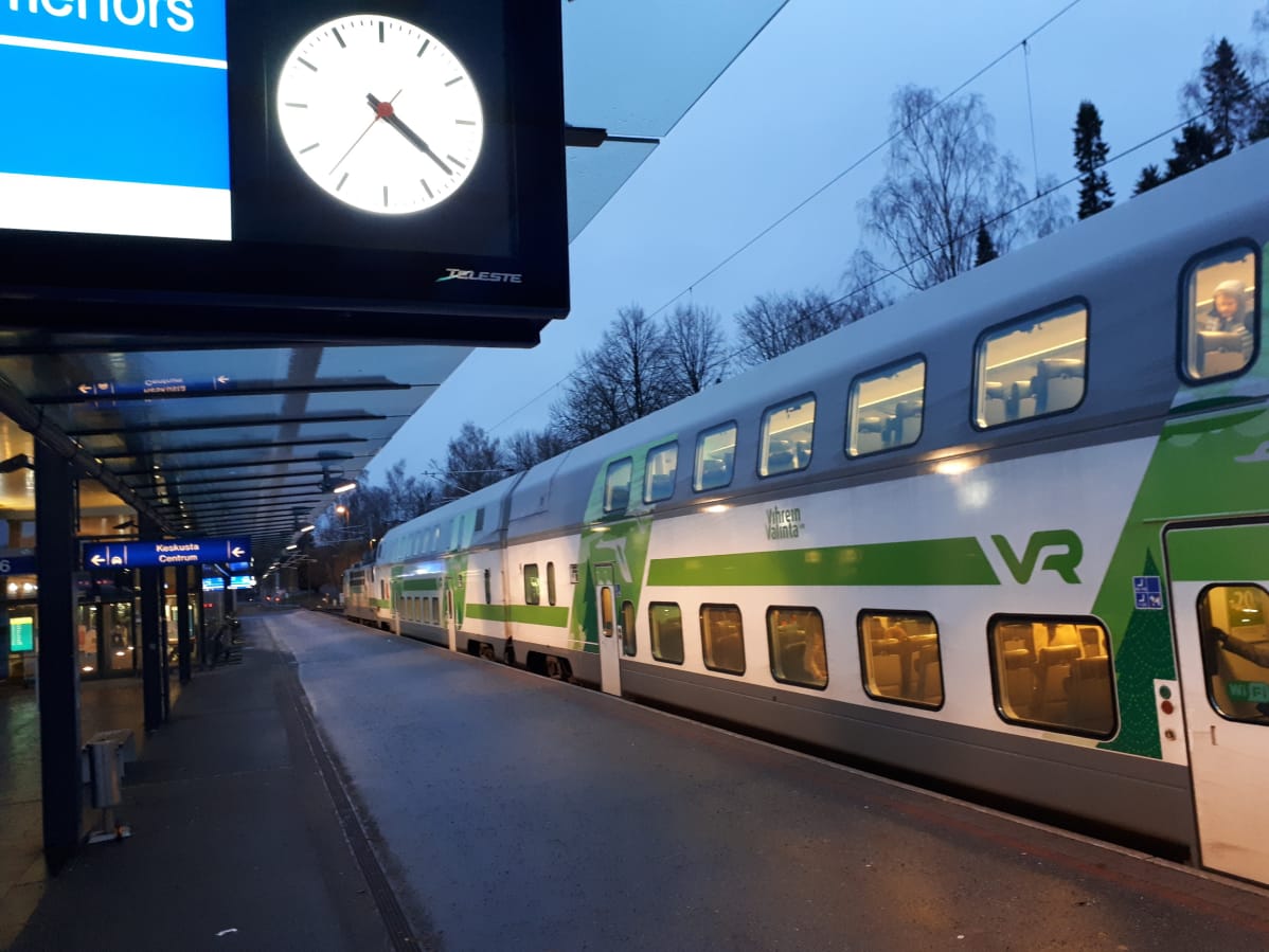 Vaasan rautatieasema.