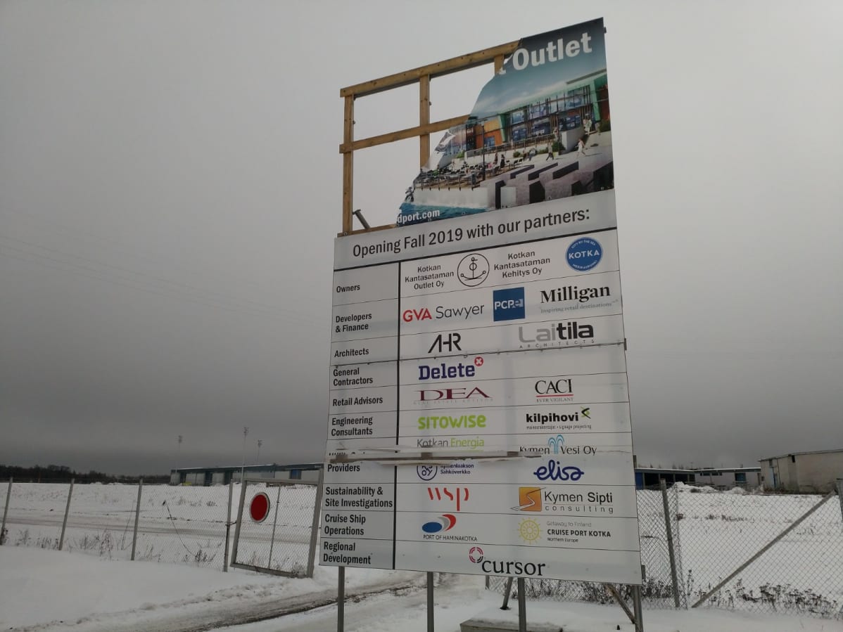 Kotkan Kantasatamaan kaavaillun outlet-keskuksen rakentamisen on määrä alkaa ensi vuonna