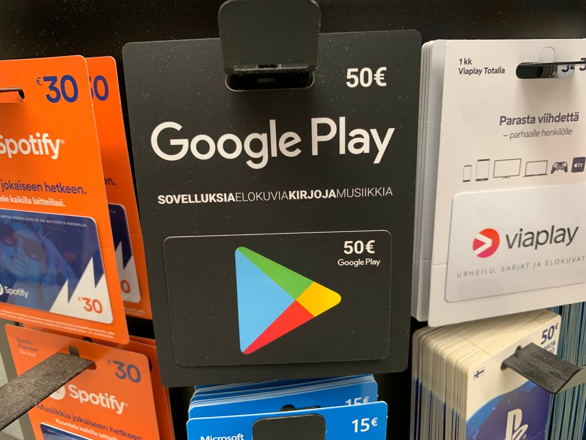 50 euron arvoinen play-lahjakortti