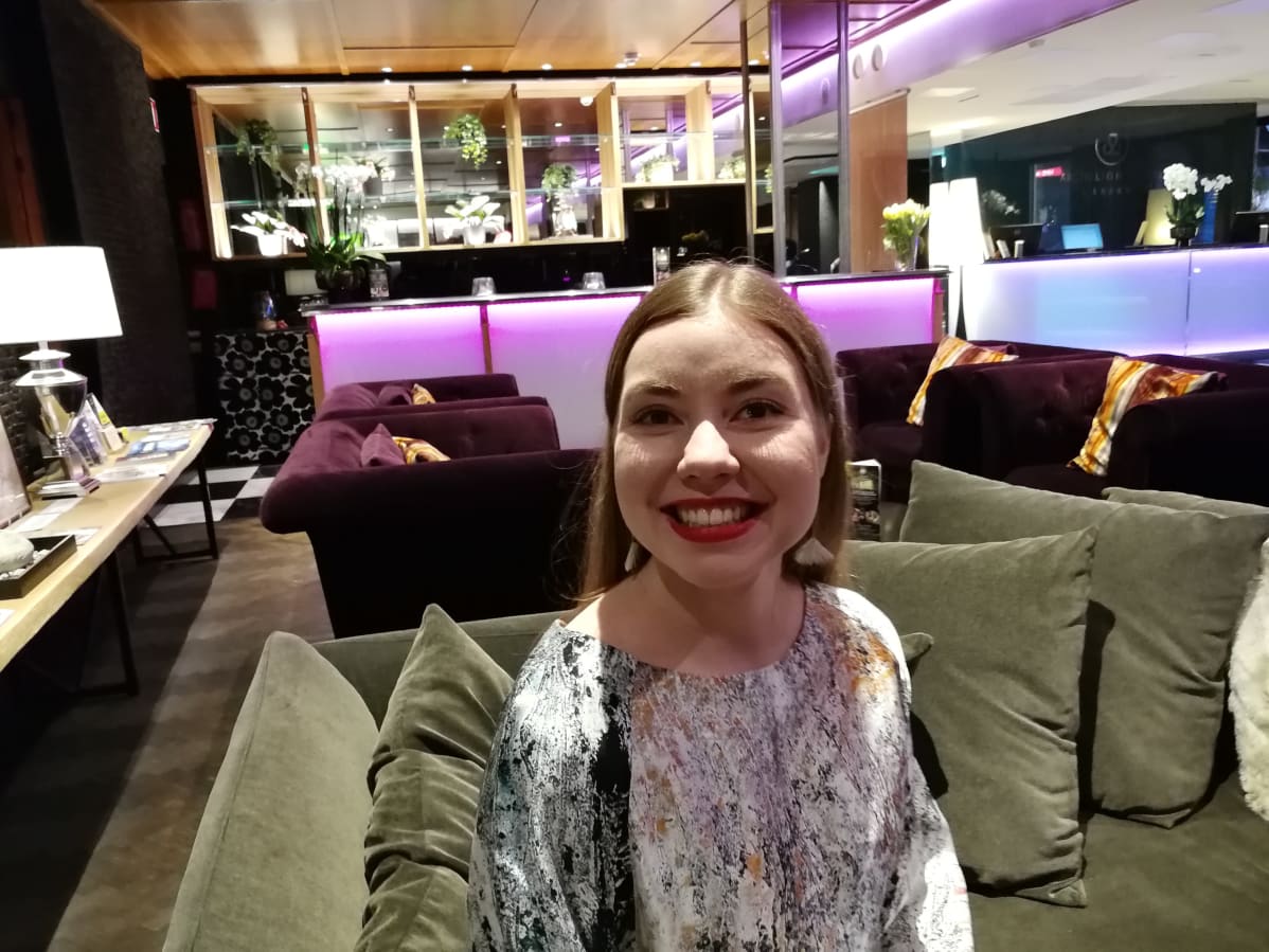 Riikka Karppinen eduskuntavaali-iltana