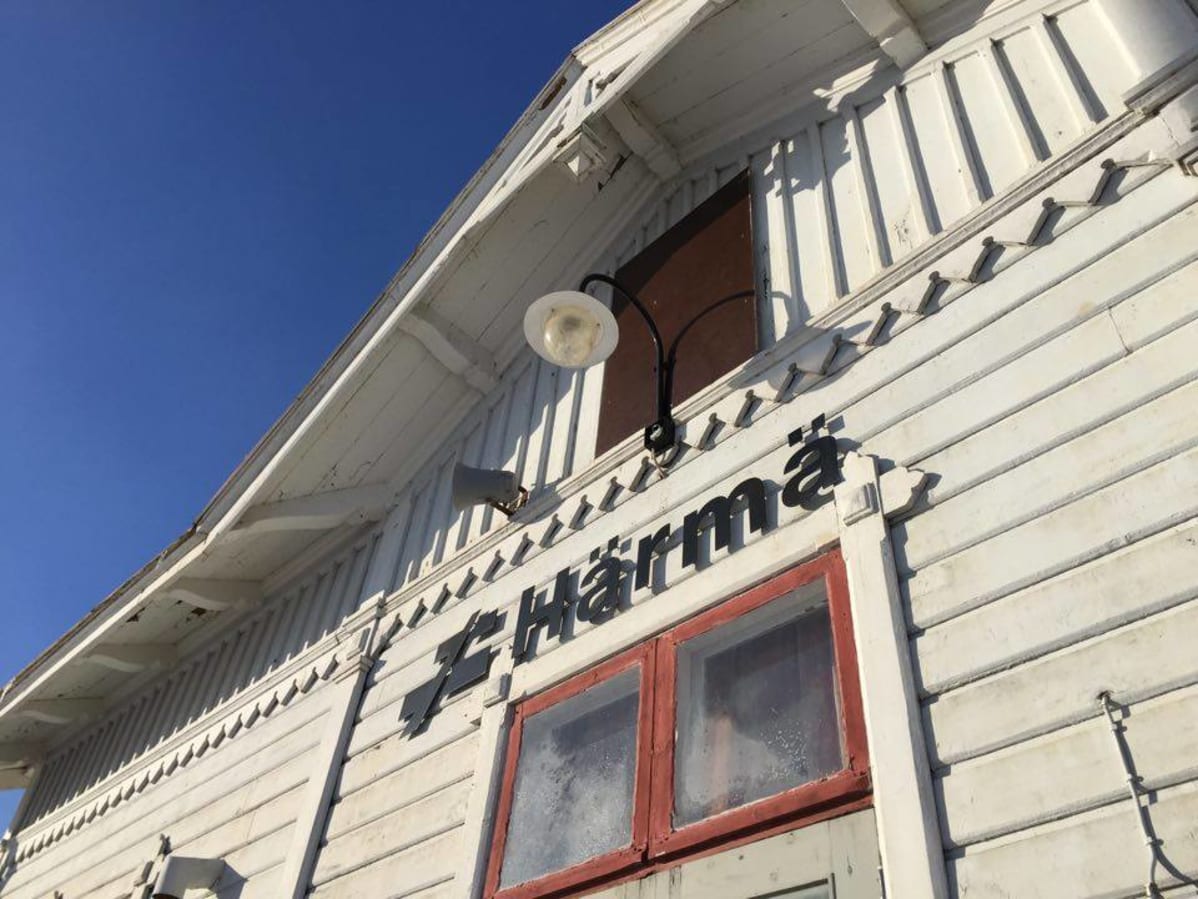 Härmän asemarakennus Kauhavalla.