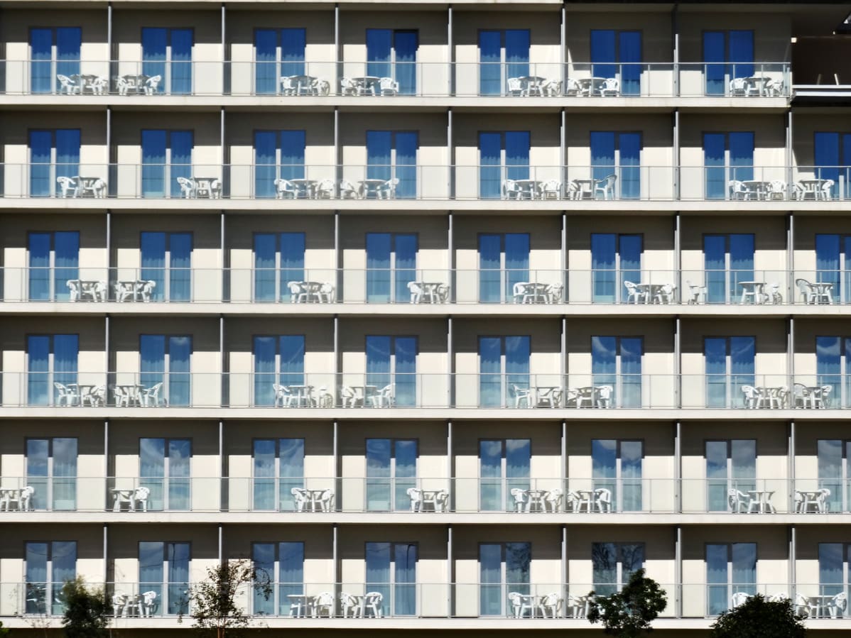 Näitä hotellihuoneita ei ole muutettu asunnoiksi.