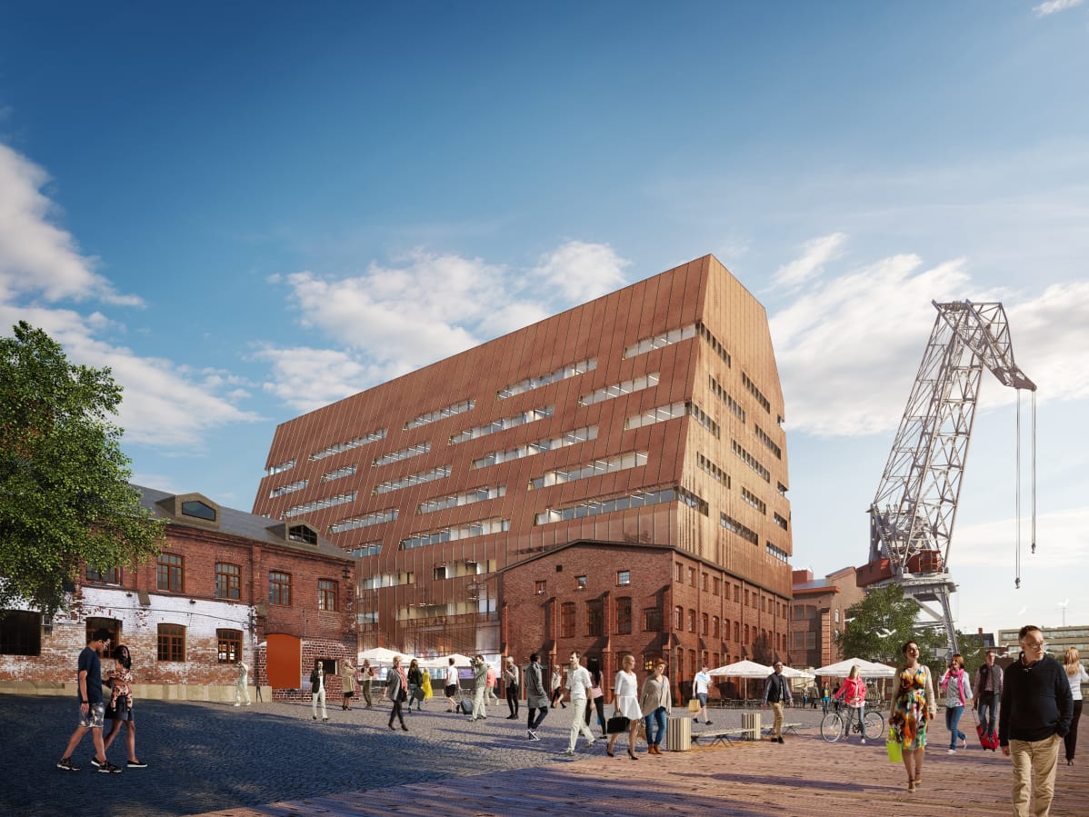 Helsingin Telakkarantaan, Hietalahden torin viereen, rakennetaan toimistotiloja, joihin muuttaa muun muassa EU:n kemikaalivirasto.