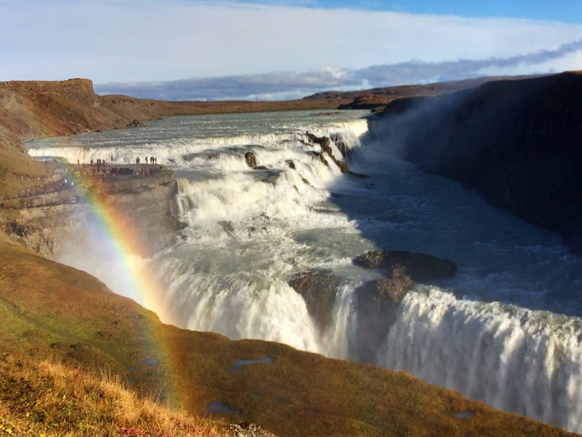 Gullfoss i Island