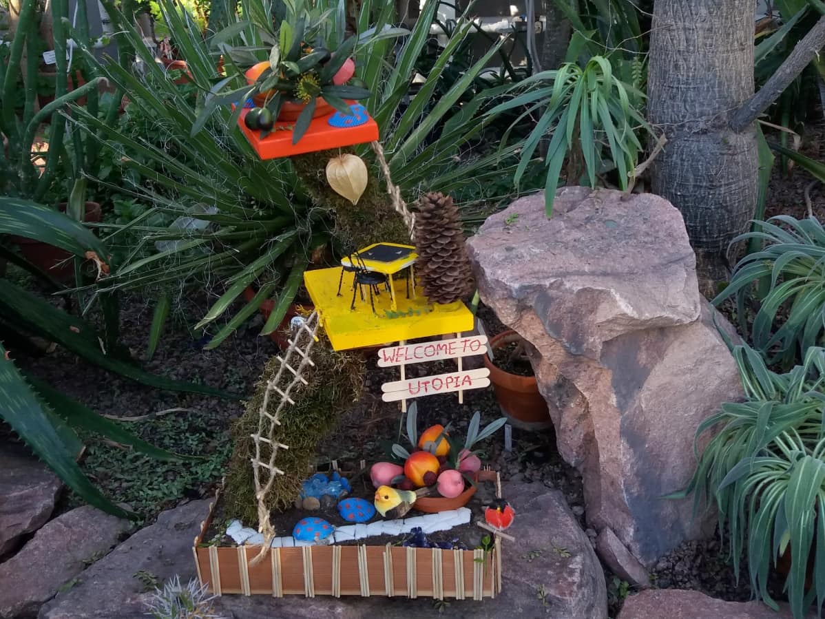 Miniatyyripuutarha Turun kasvitieteellisessä puutarhassa