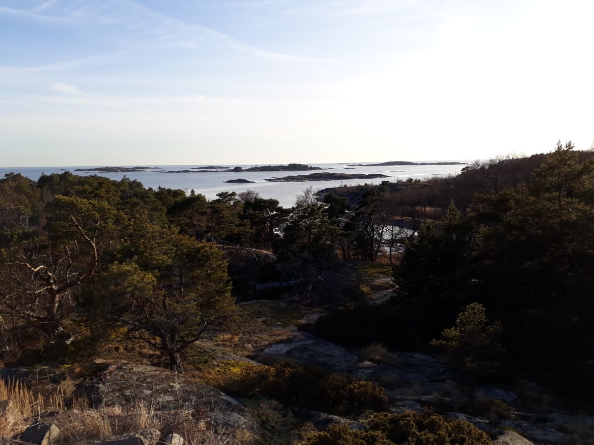 Merimaisema kuvattuna Örön saarelta.