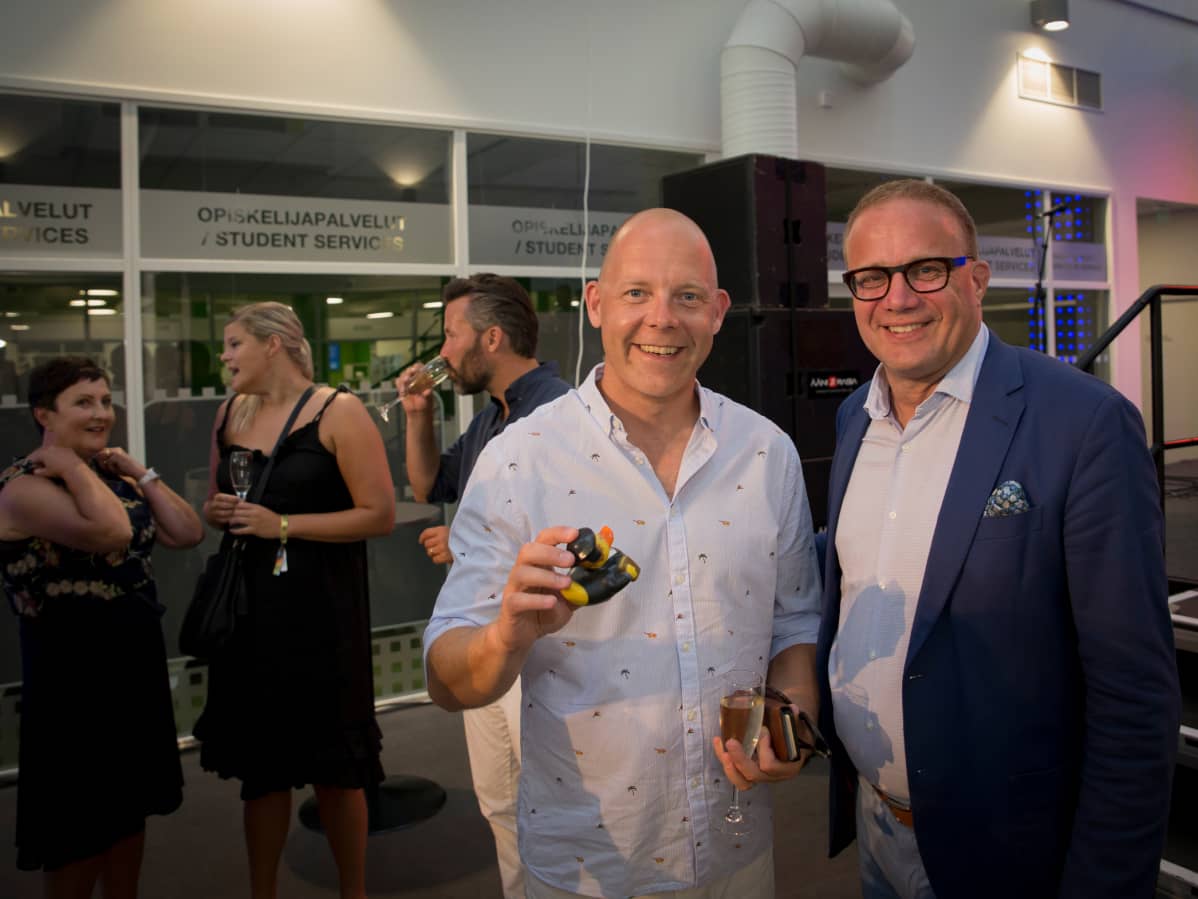 Jarkko Nordlund ja Pekka Timonen.