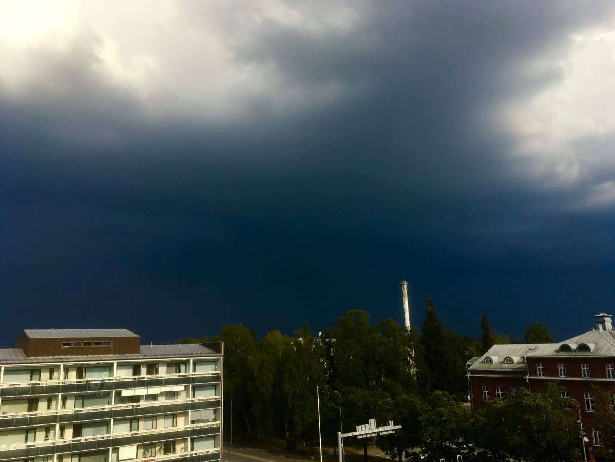Sunnuntain 29.7.18 salamointia Vaasassa.