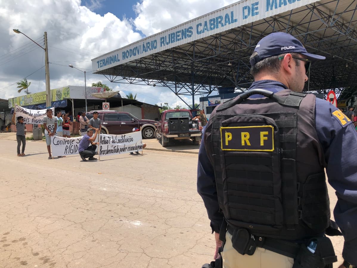 Pacaraiman rajakaupungissa järjestettiin viime lauantaina pienimuotoinen mielenosoitus, jossa vaadittiin rajan sulkemista venezuelalaisilta maahantulijoilta.