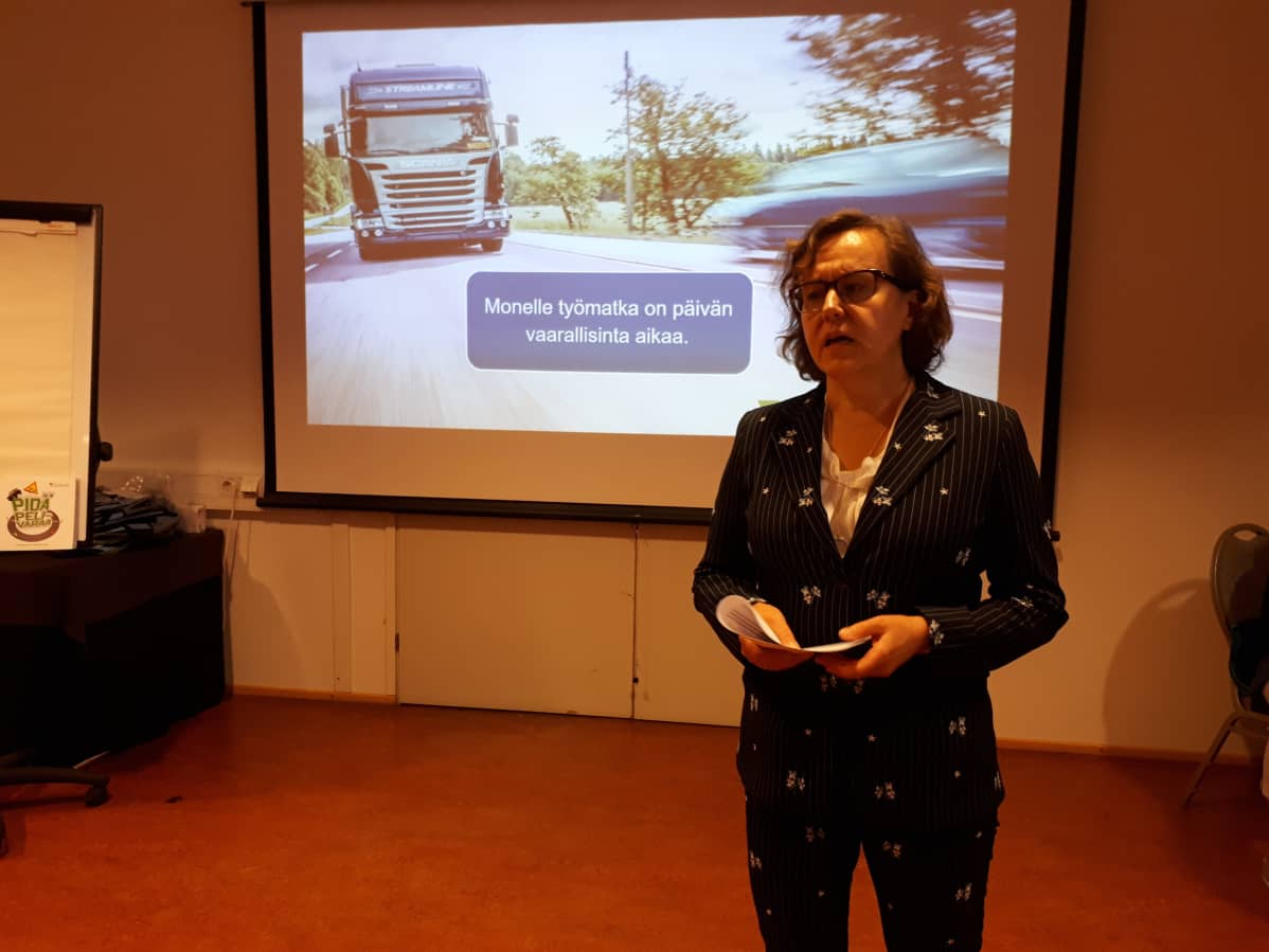 Liikenneturvan toimitusjohtaja Anna-Liisa Tarvainen.