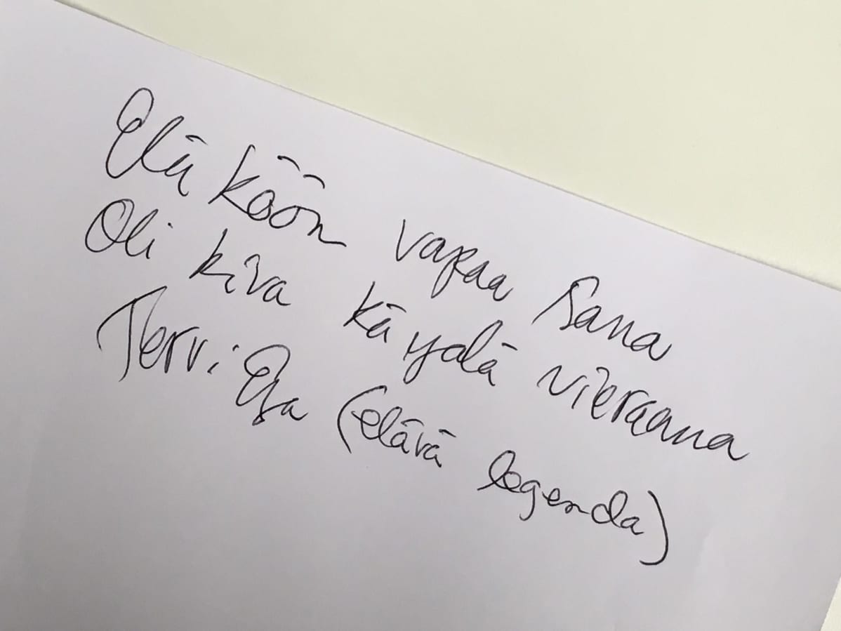 Kitaristi Esa Pulliaisen terveiset