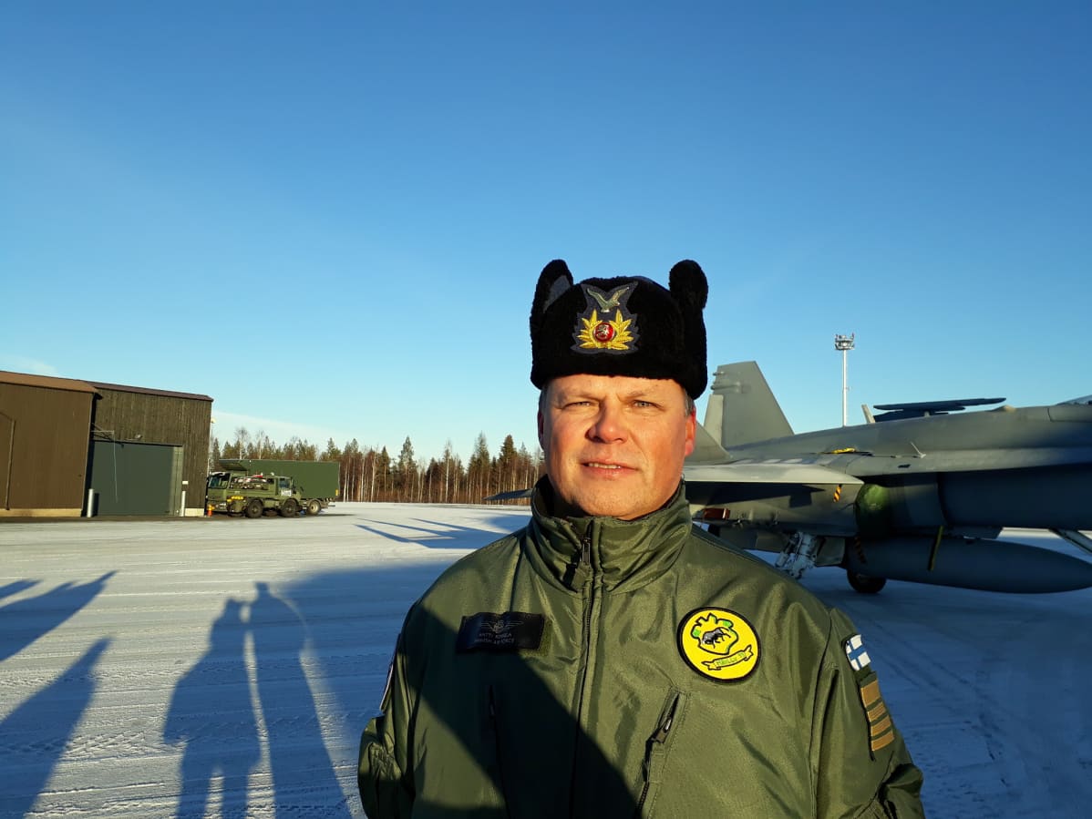 Lapin lennoston komentaja, eversti Antti Koskela