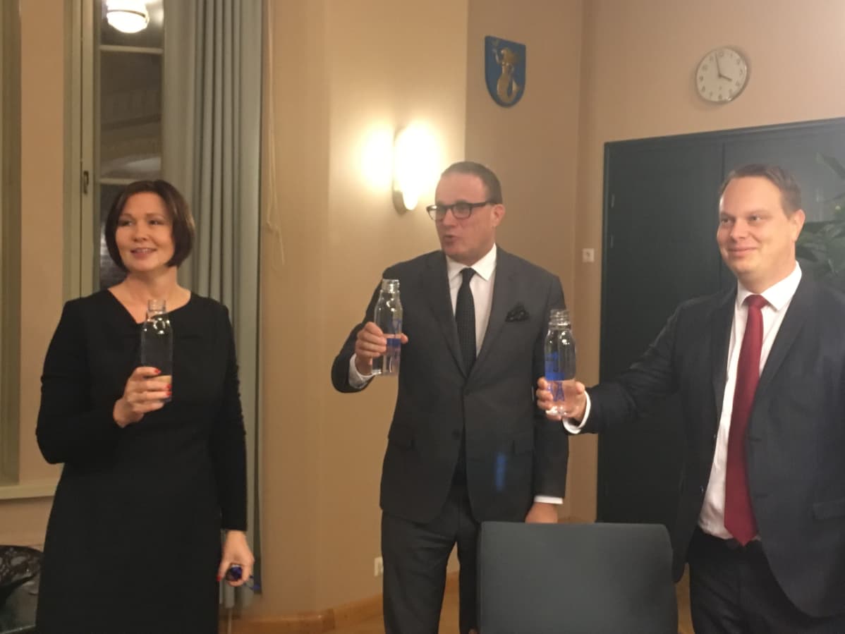 Milla Bruneau, Pekka Timonen ja Pekka Komu