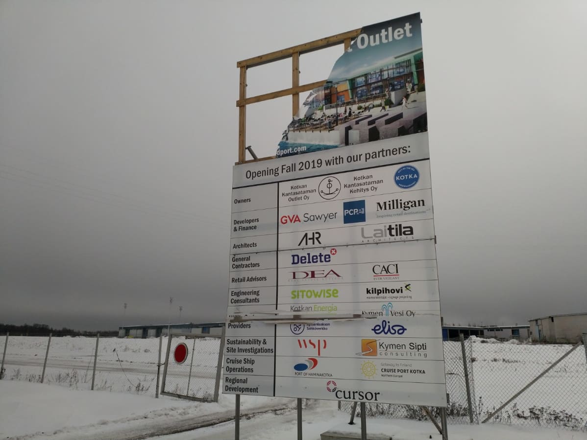 Kotkan Kantasatamaan kaavaillun outlet-keskuksen rakentamisen on määrä alkaa ensi vuonna