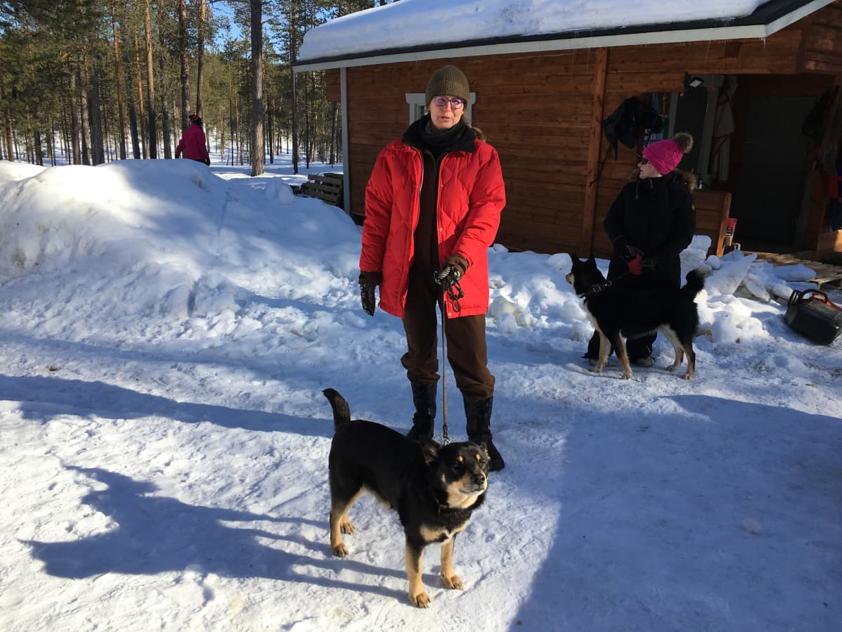Leila Jaakkola ja Riitu.