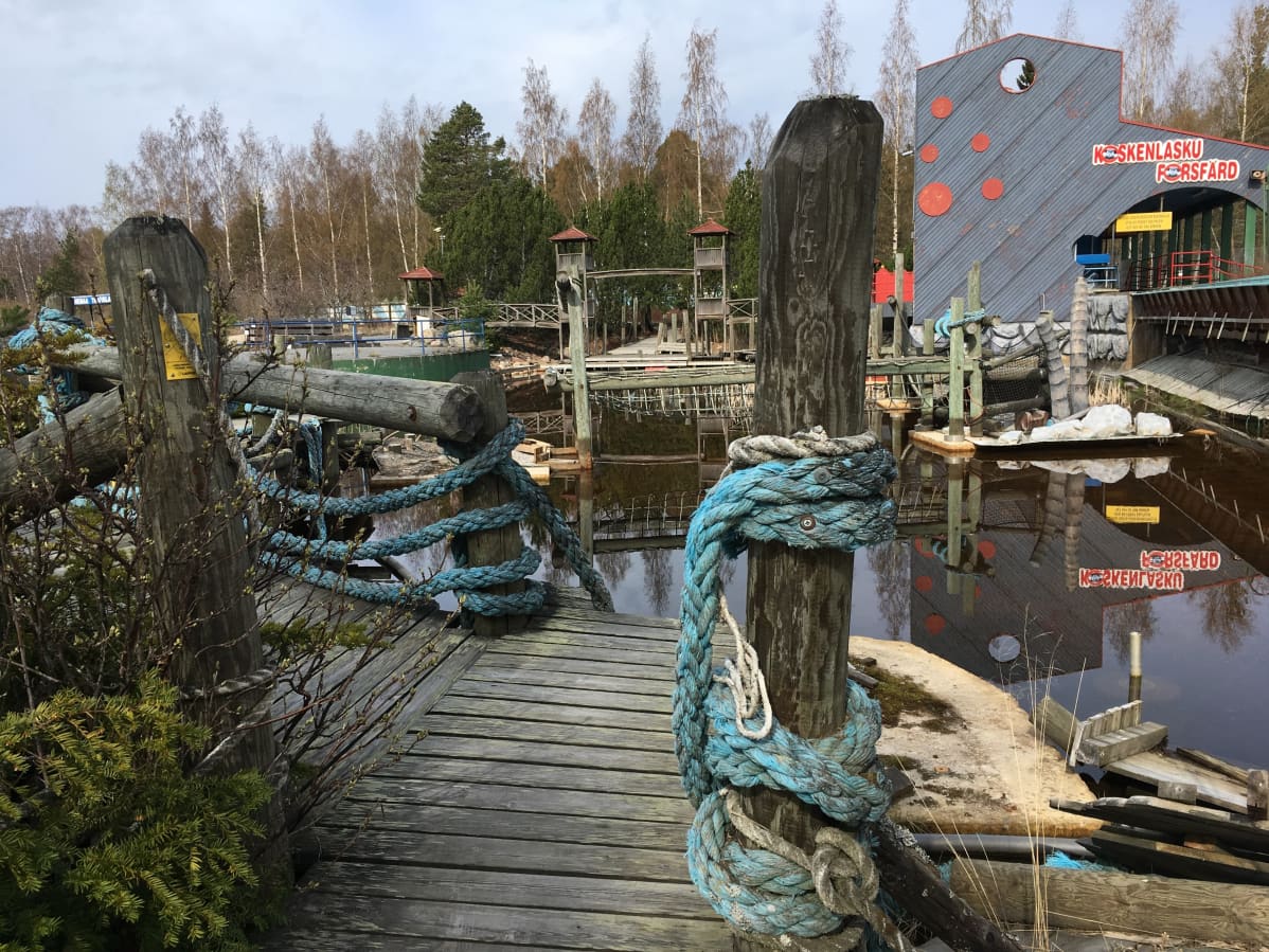 Wasalandian huvipuistoaluetta keväällä 2019.
