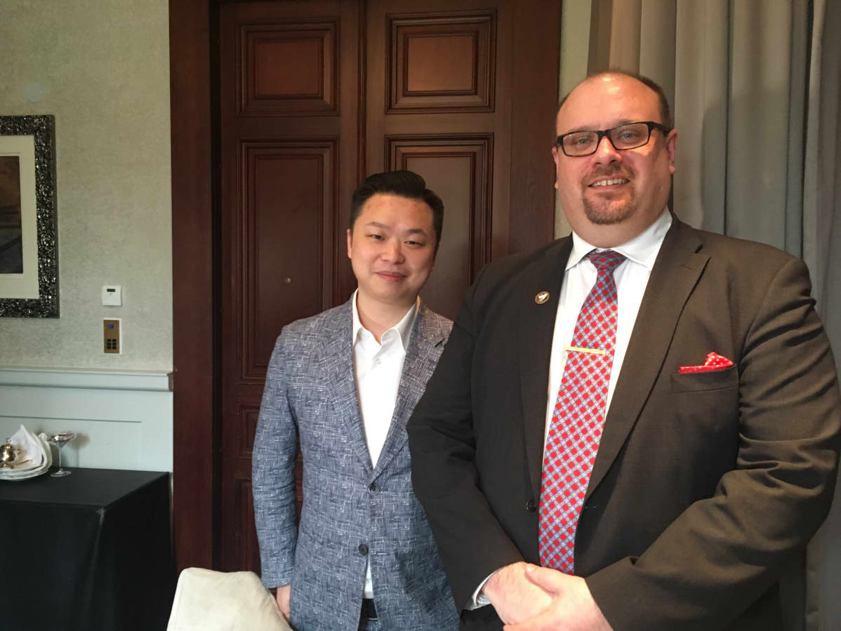Lucas Jin Chang ja Christoffer Perret