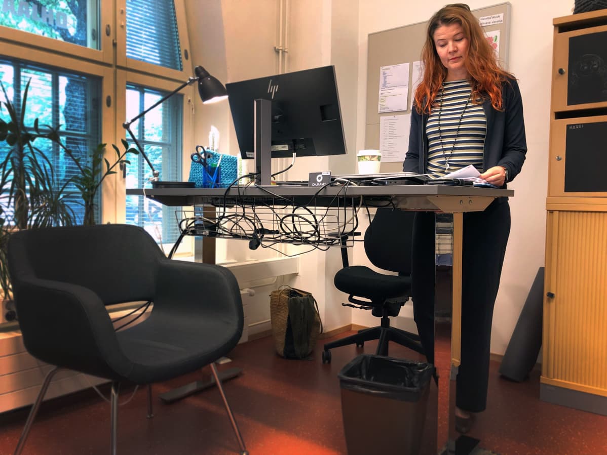 Lahden Ohjaamossa työhönvalmentaja Susanna Söderholm