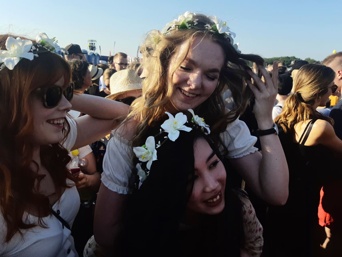 Faneja Ed Sheeranin keikalla
