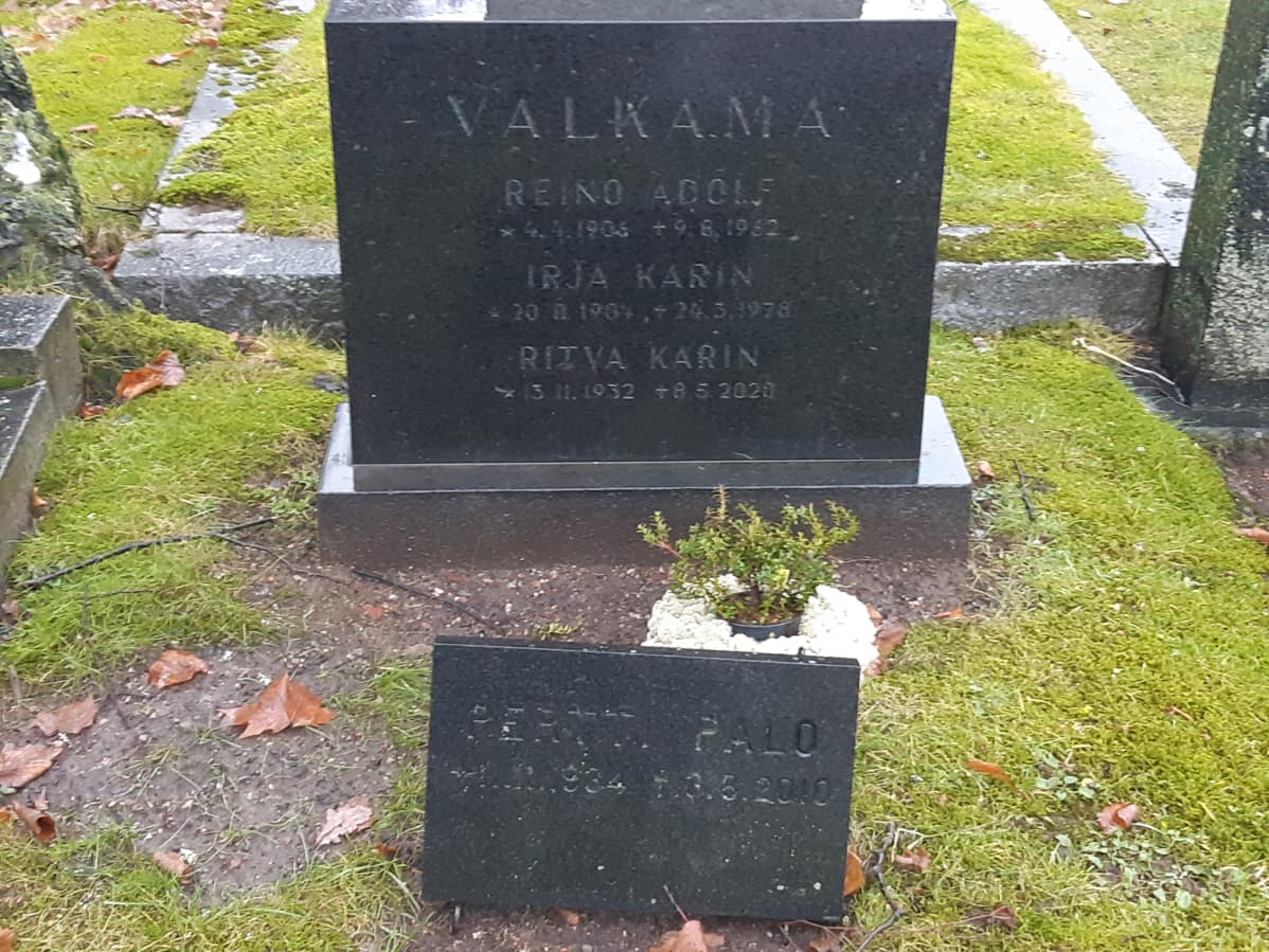 Ritva Valkaman hauta