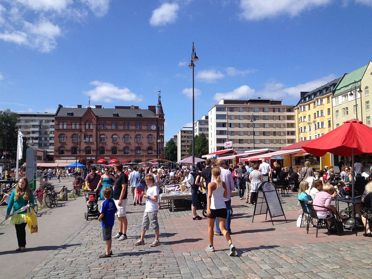 Tampereen Laukontori.
