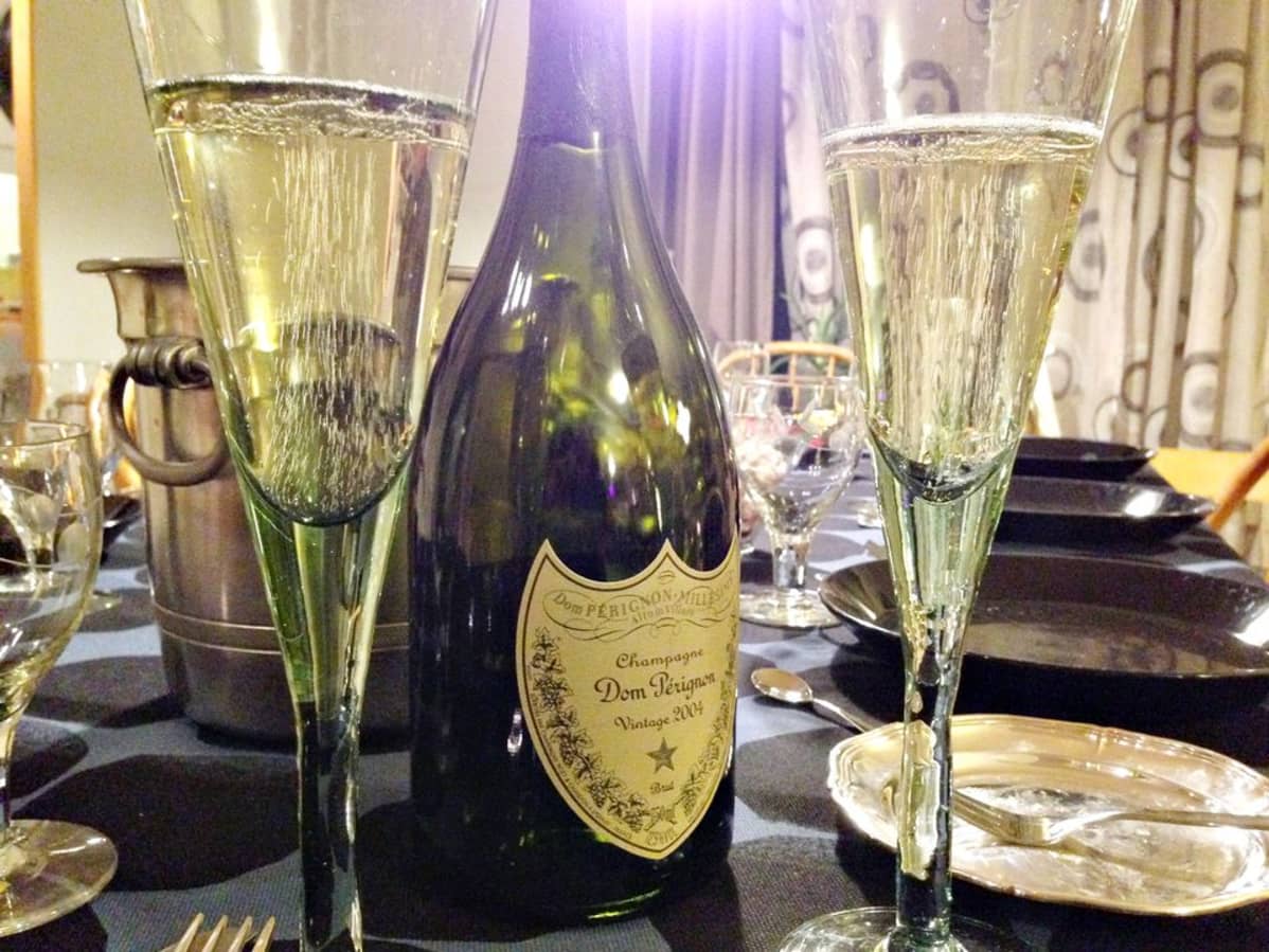 Dom Perignon 2004 sampanjaa.