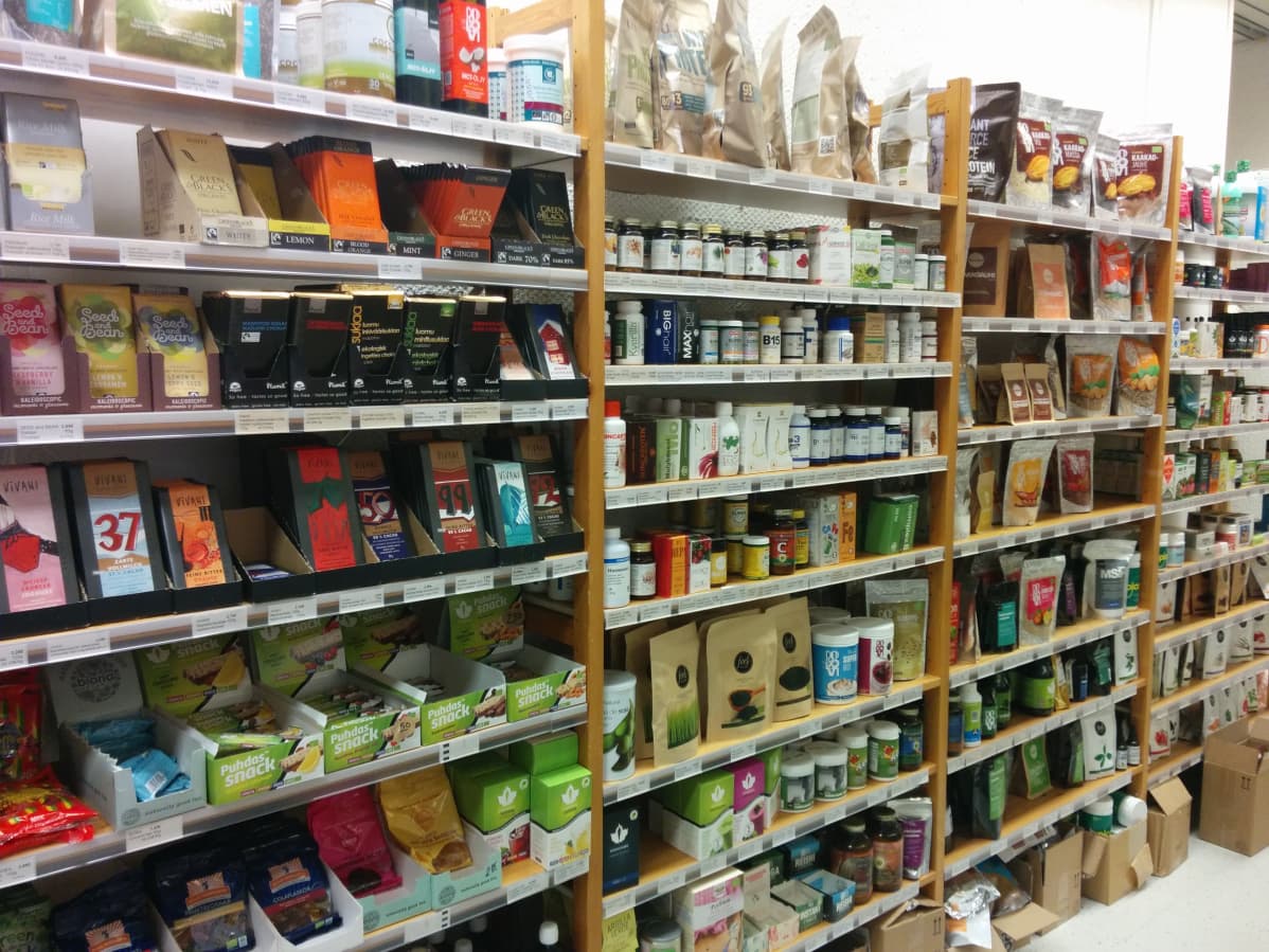 Uusia raaka-aineita ja superfood-tuotteita löytyy runsaasti.