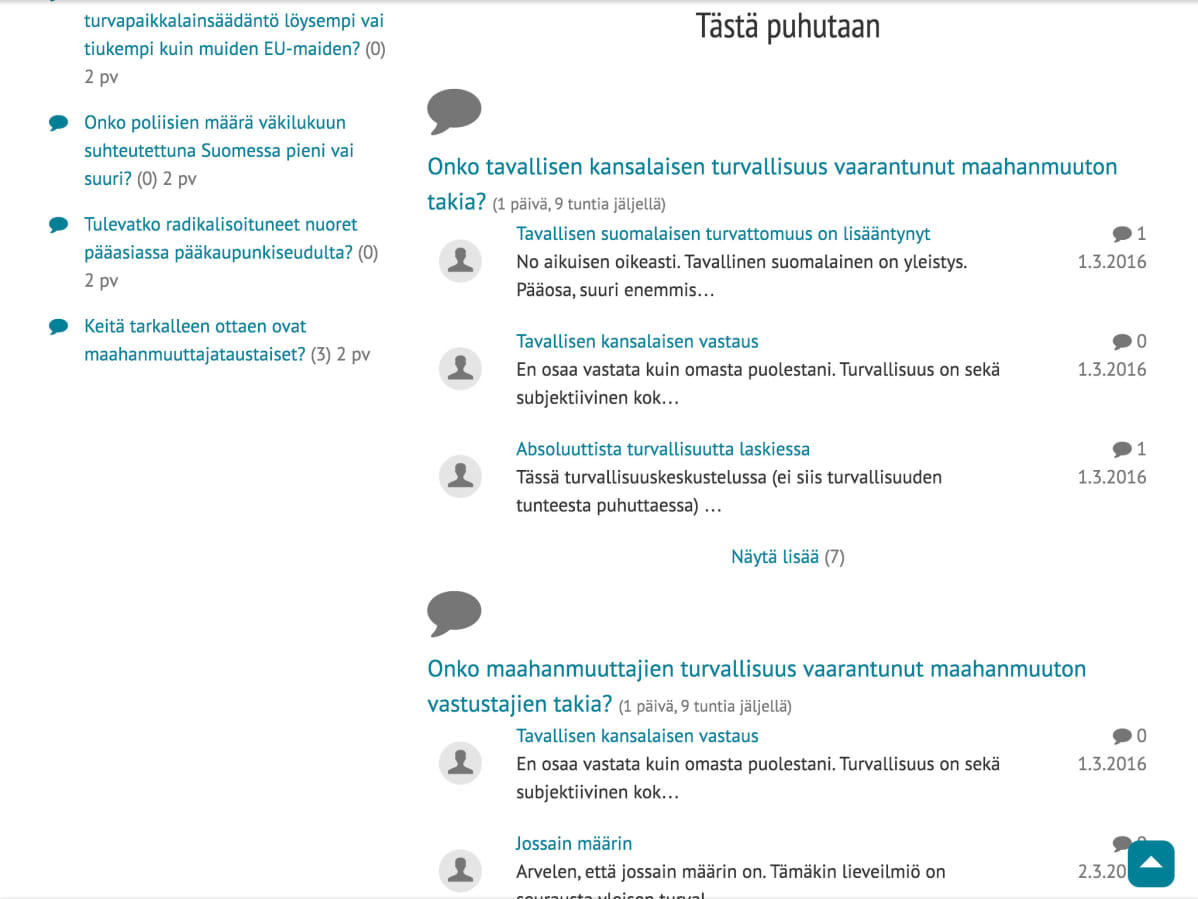 Screen shot -kuva otakantaa.fi-sivustolta