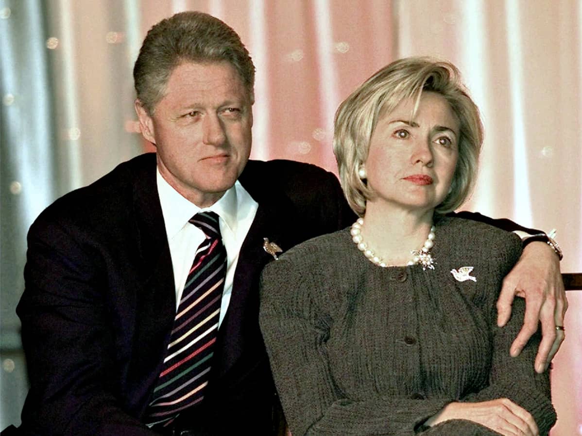 Bill Clinton ja Hillary Clinton.