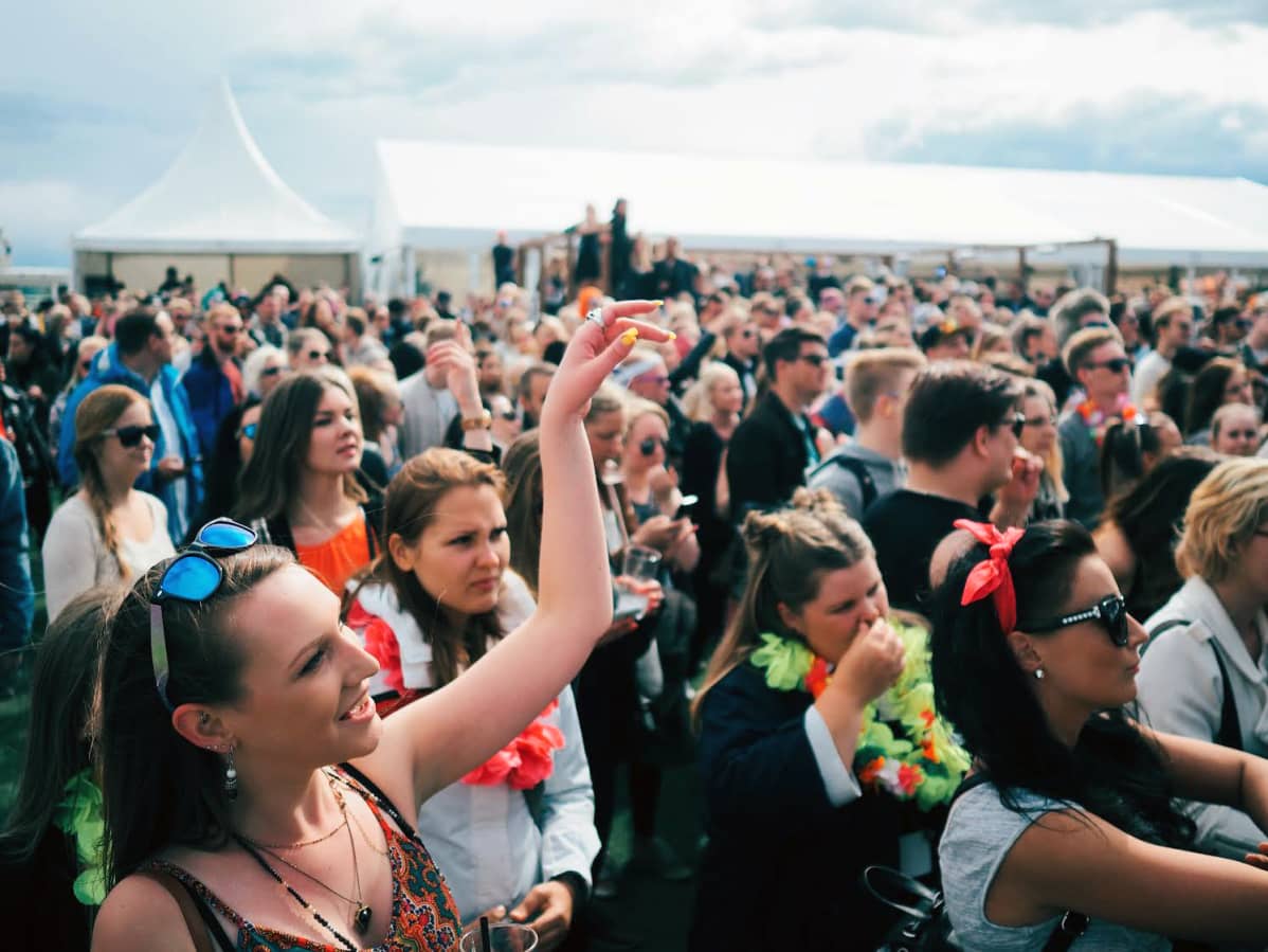 Summerburst -tapahtuma Helsingin Hernesaaressa.