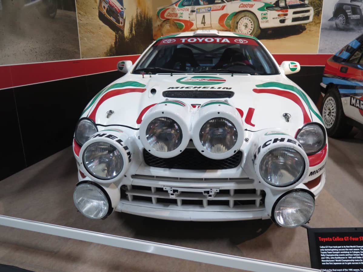 Ralliauto rallimuseossa