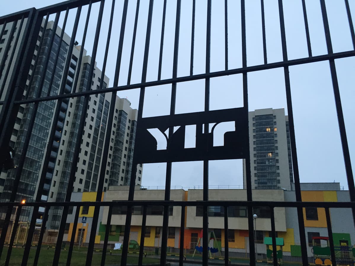 YIT:n logo aidassa.