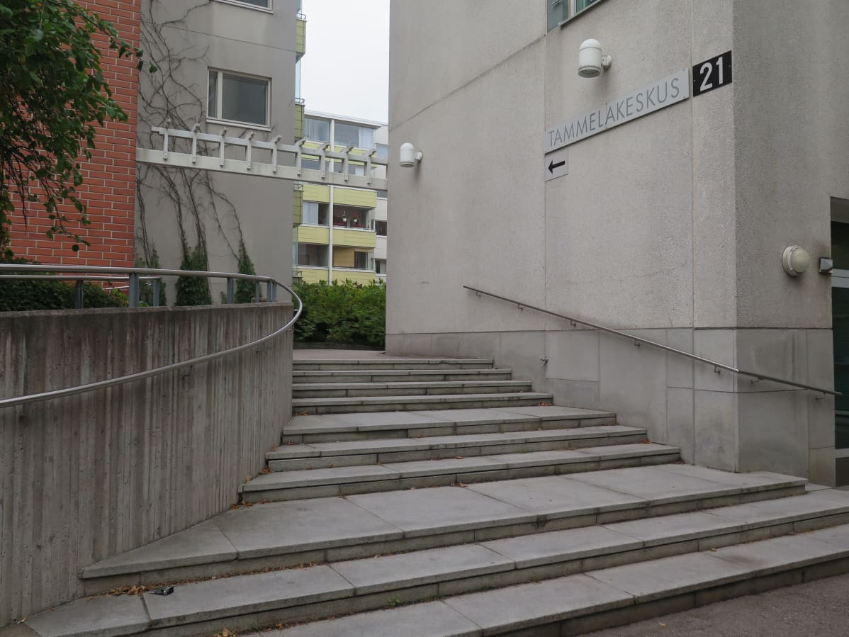 Tammelakeskuksen julkisivu